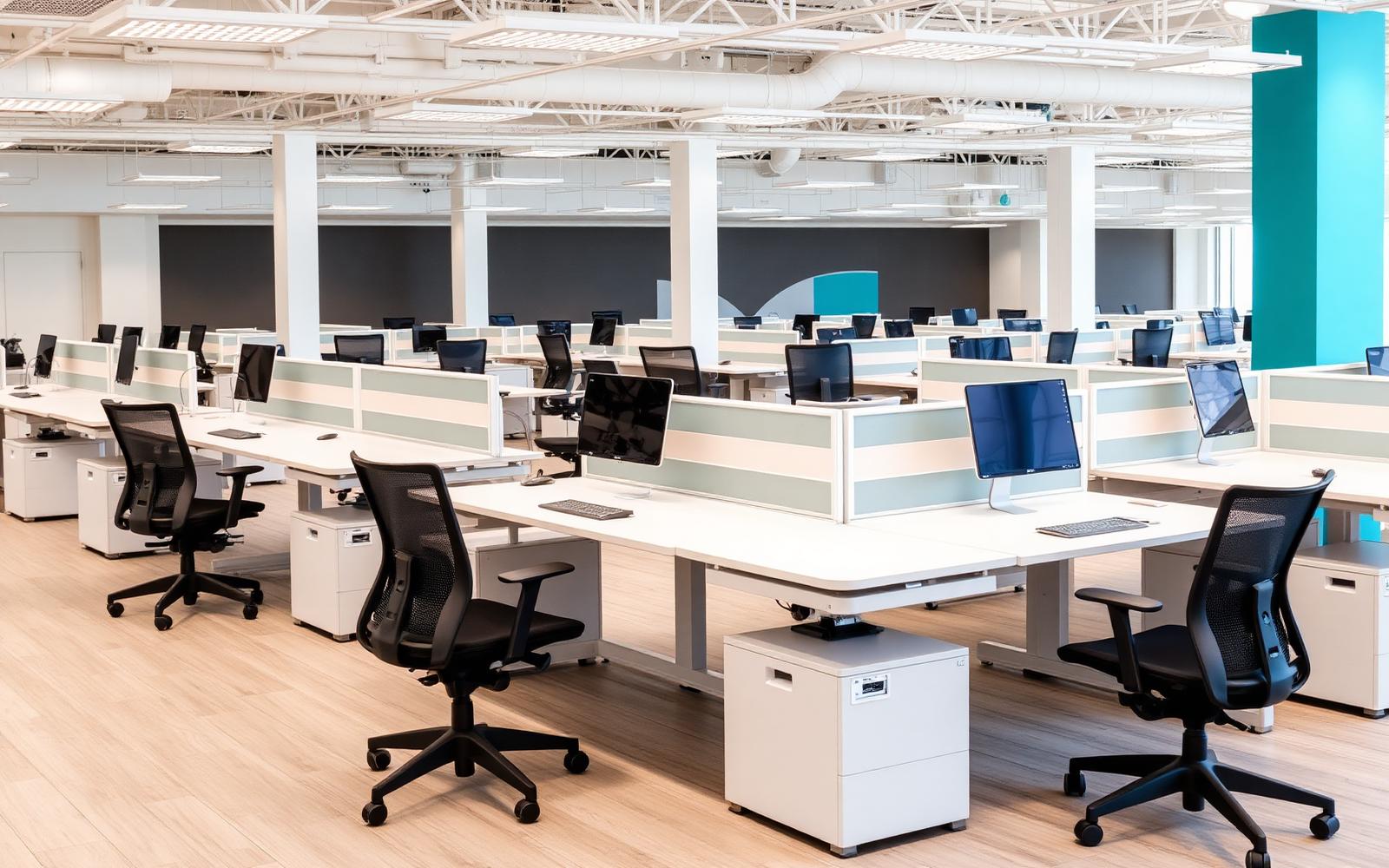 New Office Furniture at KorpTech's Stockton warehouse